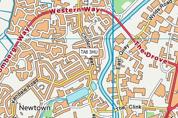 TA6 3HU map - OS VectorMap District (Ordnance Survey) TA6 3HU map - OS VectorMap District (Ordnance Survey)