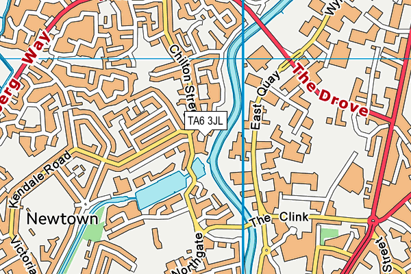 TA6 3JL map - OS VectorMap District (Ordnance Survey) TA6 3JL map - OS VectorMap District (Ordnance Survey)