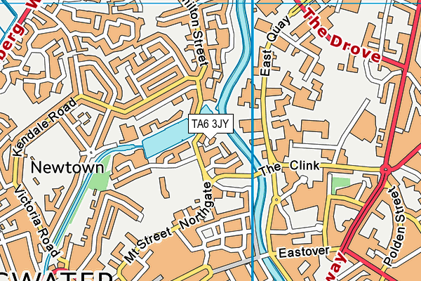 TA6 3JY map - OS VectorMap District (Ordnance Survey) TA6 3JY map - OS VectorMap District (Ordnance Survey)