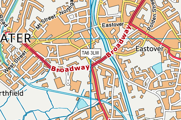 TA6 3LW map - OS VectorMap District (Ordnance Survey) TA6 3LW map - OS VectorMap District (Ordnance Survey)