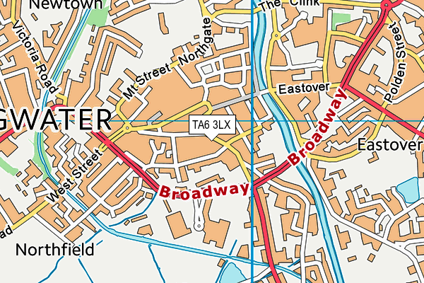 TA6 3LX map - OS VectorMap District (Ordnance Survey) TA6 3LX map - OS VectorMap District (Ordnance Survey)