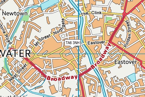 TA6 3NH map - OS VectorMap District (Ordnance Survey) TA6 3NH map - OS VectorMap District (Ordnance Survey)