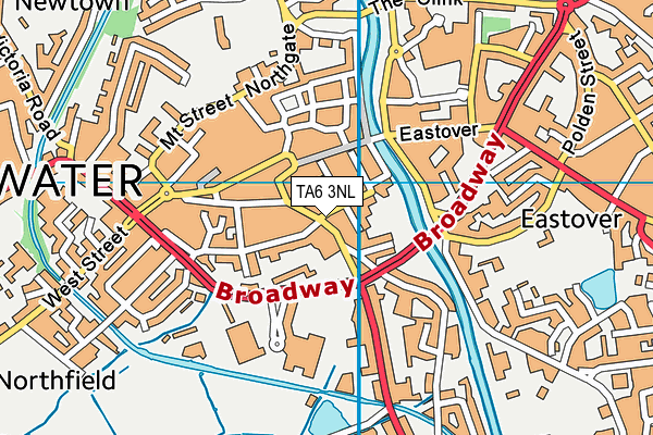 TA6 3NL map - OS VectorMap District (Ordnance Survey)