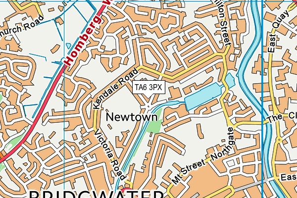 TA6 3PX map - OS VectorMap District (Ordnance Survey) TA6 3PX map - OS VectorMap District (Ordnance Survey)