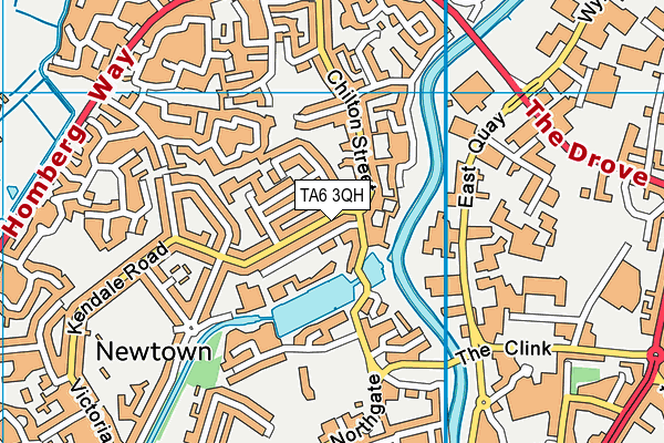 TA6 3QH map - OS VectorMap District (Ordnance Survey) TA6 3QH map - OS VectorMap District (Ordnance Survey)