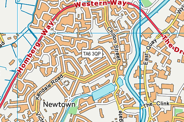 TA6 3QP map - OS VectorMap District (Ordnance Survey) TA6 3QP map - OS VectorMap District (Ordnance Survey)