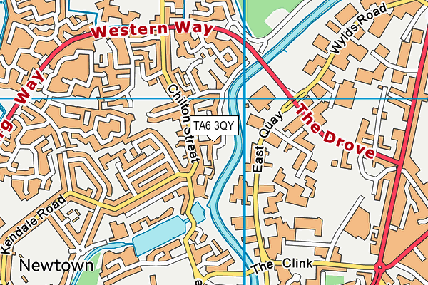 TA6 3QY map - OS VectorMap District (Ordnance Survey) TA6 3QY map - OS VectorMap District (Ordnance Survey)