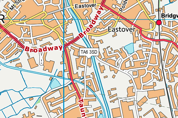 TA6 3SD map - OS VectorMap District (Ordnance Survey) TA6 3SD map - OS VectorMap District (Ordnance Survey)