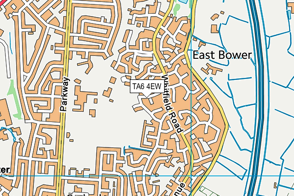 TA6 4EW map - OS VectorMap District (Ordnance Survey) TA6 4EW map - OS VectorMap District (Ordnance Survey)