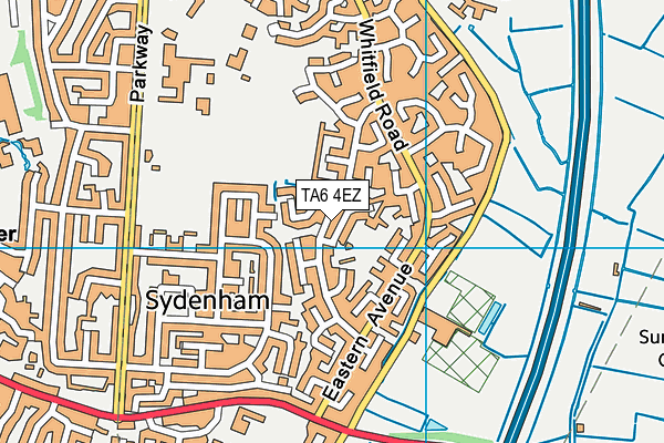 TA6 4EZ map - OS VectorMap District (Ordnance Survey) TA6 4EZ map - OS VectorMap District (Ordnance Survey)