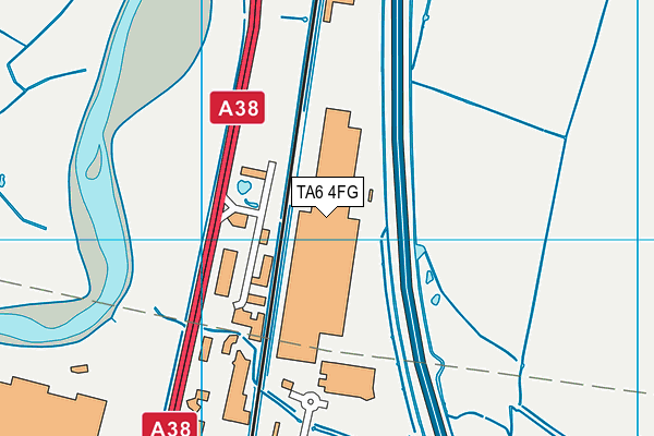TA6 4FG map - OS VectorMap District (Ordnance Survey) TA6 4FG map - OS VectorMap District (Ordnance Survey)