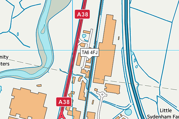 TA6 4FJ map - OS VectorMap District (Ordnance Survey) TA6 4FJ map - OS VectorMap District (Ordnance Survey)