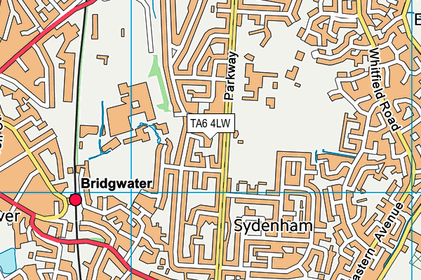 TA6 4LW map - OS VectorMap District (Ordnance Survey) TA6 4LW map - OS VectorMap District (Ordnance Survey)