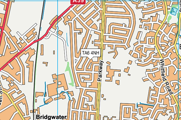 TA6 4NH map - OS VectorMap District (Ordnance Survey)