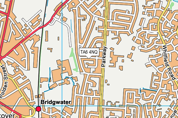 TA6 4NQ map - OS VectorMap District (Ordnance Survey) TA6 4NQ map - OS VectorMap District (Ordnance Survey)