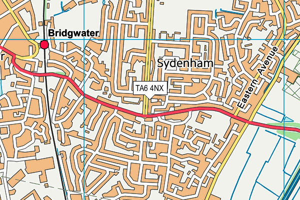 TA6 4NX map - OS VectorMap District (Ordnance Survey) TA6 4NX map - OS VectorMap District (Ordnance Survey)