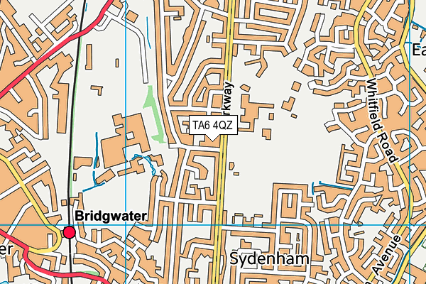 TA6 4QZ map - OS VectorMap District (Ordnance Survey) TA6 4QZ map - OS VectorMap District (Ordnance Survey)