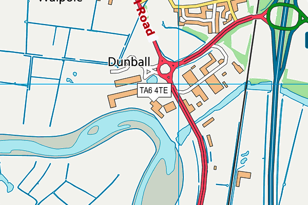 TA6 4TE map - OS VectorMap District (Ordnance Survey) TA6 4TE map - OS VectorMap District (Ordnance Survey)