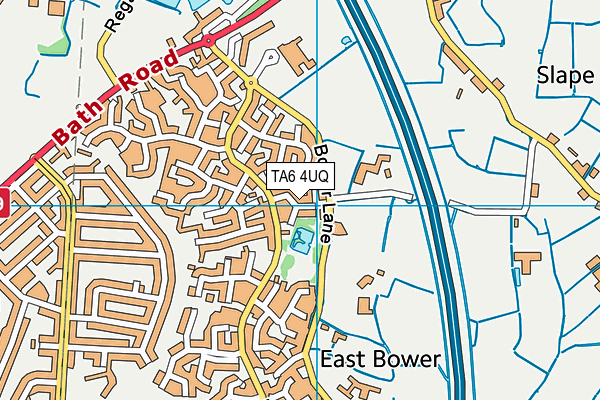 TA6 4UQ map - OS VectorMap District (Ordnance Survey) TA6 4UQ map - OS VectorMap District (Ordnance Survey)