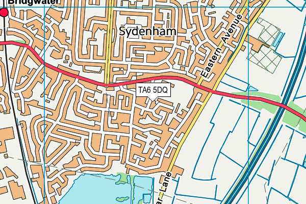 TA6 5DQ map - OS VectorMap District (Ordnance Survey)
