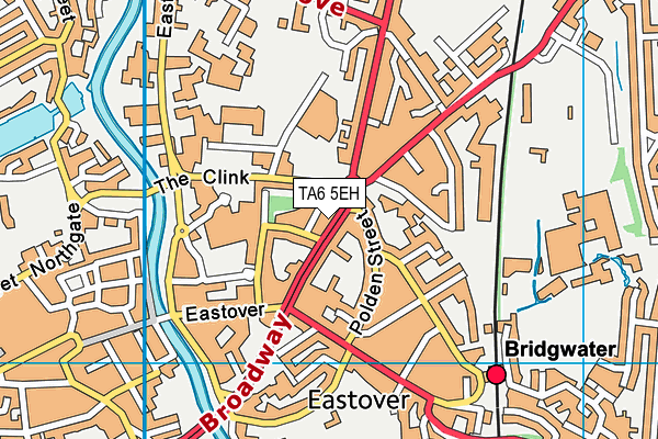 TA6 5EH map - OS VectorMap District (Ordnance Survey) TA6 5EH map - OS VectorMap District (Ordnance Survey)