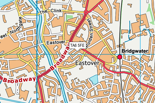 TA6 5FE map - OS VectorMap District (Ordnance Survey) TA6 5FE map - OS VectorMap District (Ordnance Survey)