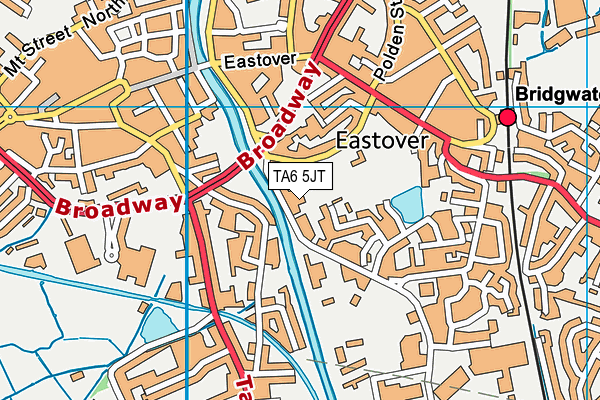 TA6 5JT map - OS VectorMap District (Ordnance Survey) TA6 5JT map - OS VectorMap District (Ordnance Survey)