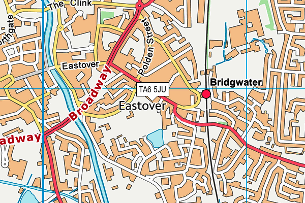 TA6 5JU map - OS VectorMap District (Ordnance Survey) TA6 5JU map - OS VectorMap District (Ordnance Survey)