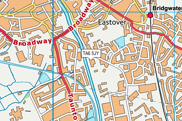 TA6 5JY map - OS VectorMap District (Ordnance Survey) TA6 5JY map - OS VectorMap District (Ordnance Survey)