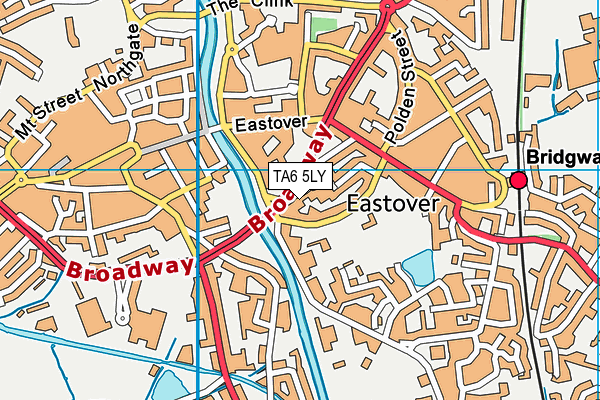 TA6 5LY map - OS VectorMap District (Ordnance Survey) TA6 5LY map - OS VectorMap District (Ordnance Survey)