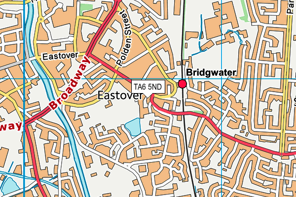 TA6 5ND map - OS VectorMap District (Ordnance Survey) TA6 5ND map - OS VectorMap District (Ordnance Survey)