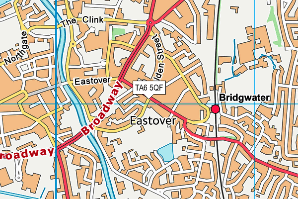 TA6 5QF map - OS VectorMap District (Ordnance Survey) TA6 5QF map - OS VectorMap District (Ordnance Survey)