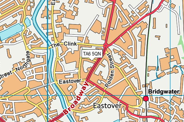 TA6 5QN map - OS VectorMap District (Ordnance Survey) TA6 5QN map - OS VectorMap District (Ordnance Survey)