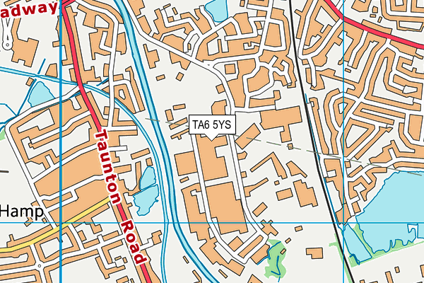 TA6 5YS map - OS VectorMap District (Ordnance Survey) TA6 5YS map - OS VectorMap District (Ordnance Survey)