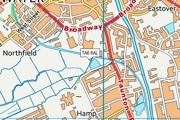 TA6 6AL map - OS VectorMap District (Ordnance Survey) TA6 6AL map - OS VectorMap District (Ordnance Survey)