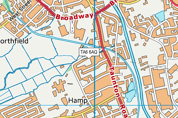 TA6 6AQ map - OS VectorMap District (Ordnance Survey)