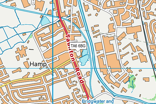 TA6 6BG map - OS VectorMap District (Ordnance Survey)