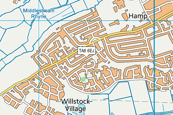 TA6 6EJ map - OS VectorMap District (Ordnance Survey) TA6 6EJ map - OS VectorMap District (Ordnance Survey)