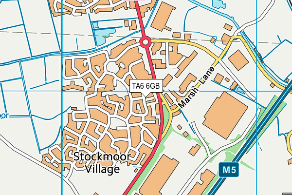 TA6 6GB map - OS VectorMap District (Ordnance Survey)