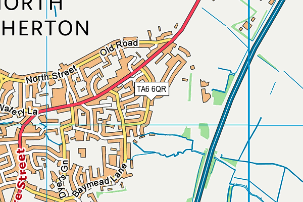TA6 6QR map - OS VectorMap District (Ordnance Survey)