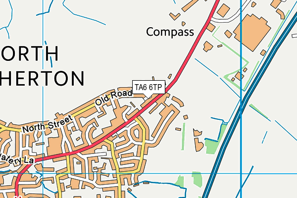 TA6 6TP map - OS VectorMap District (Ordnance Survey) TA6 6TP map - OS VectorMap District (Ordnance Survey)