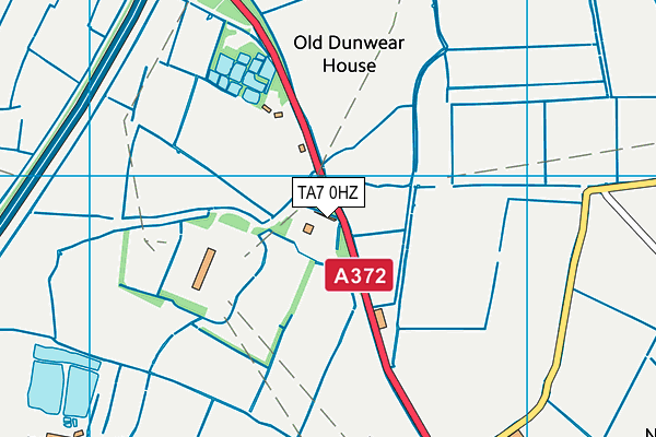 TA7 0HZ map - OS VectorMap District (Ordnance Survey) TA7 0HZ map - OS VectorMap District (Ordnance Survey)