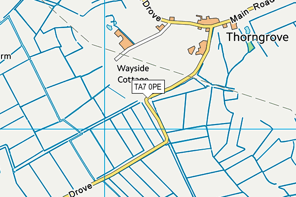 TA7 0PE map - OS VectorMap District (Ordnance Survey) TA7 0PE map - OS VectorMap District (Ordnance Survey)