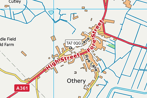 TA7 0QG map - OS VectorMap District (Ordnance Survey) TA7 0QG map - OS VectorMap District (Ordnance Survey)