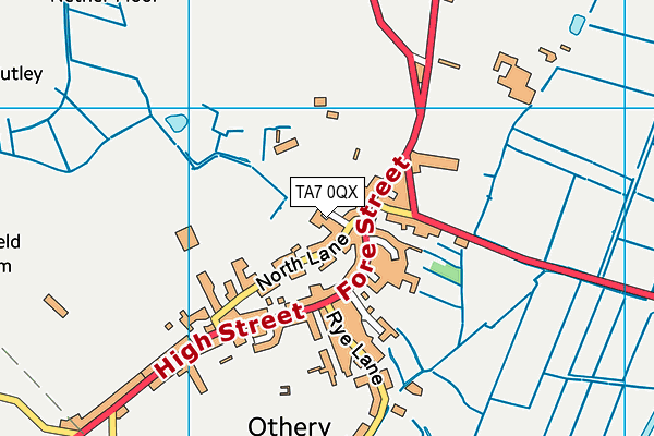 TA7 0QX map - OS VectorMap District (Ordnance Survey) TA7 0QX map - OS VectorMap District (Ordnance Survey)