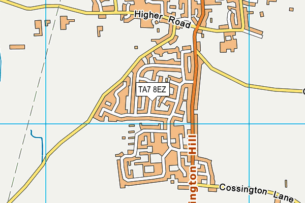 TA7 8EZ map - OS VectorMap District (Ordnance Survey) TA7 8EZ map - OS VectorMap District (Ordnance Survey)