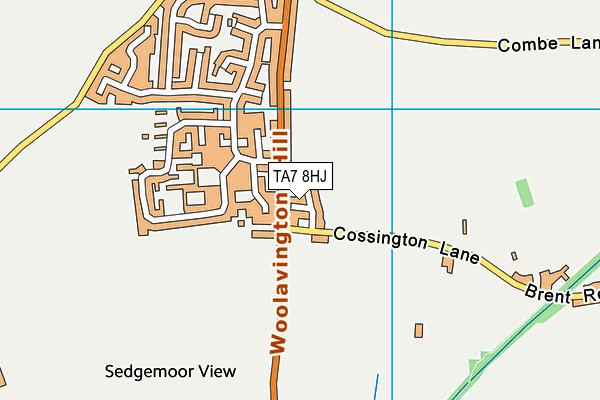 TA7 8HJ map - OS VectorMap District (Ordnance Survey) TA7 8HJ map - OS VectorMap District (Ordnance Survey)