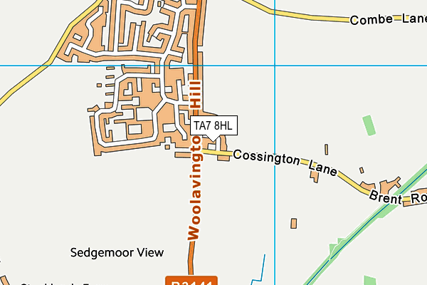 TA7 8HL map - OS VectorMap District (Ordnance Survey) TA7 8HL map - OS VectorMap District (Ordnance Survey)