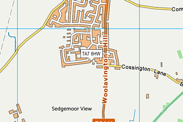 TA7 8HW map - OS VectorMap District (Ordnance Survey) TA7 8HW map - OS VectorMap District (Ordnance Survey)