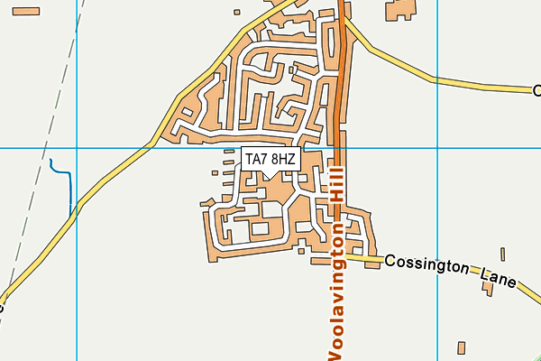 TA7 8HZ map - OS VectorMap District (Ordnance Survey) TA7 8HZ map - OS VectorMap District (Ordnance Survey)
